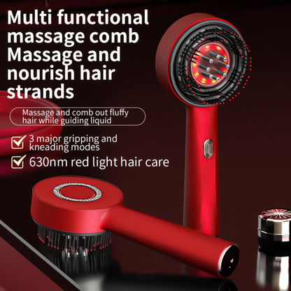 Red Light Therapy Hair Oil Applicator Electric Scalp Massager Brush Massage Comb