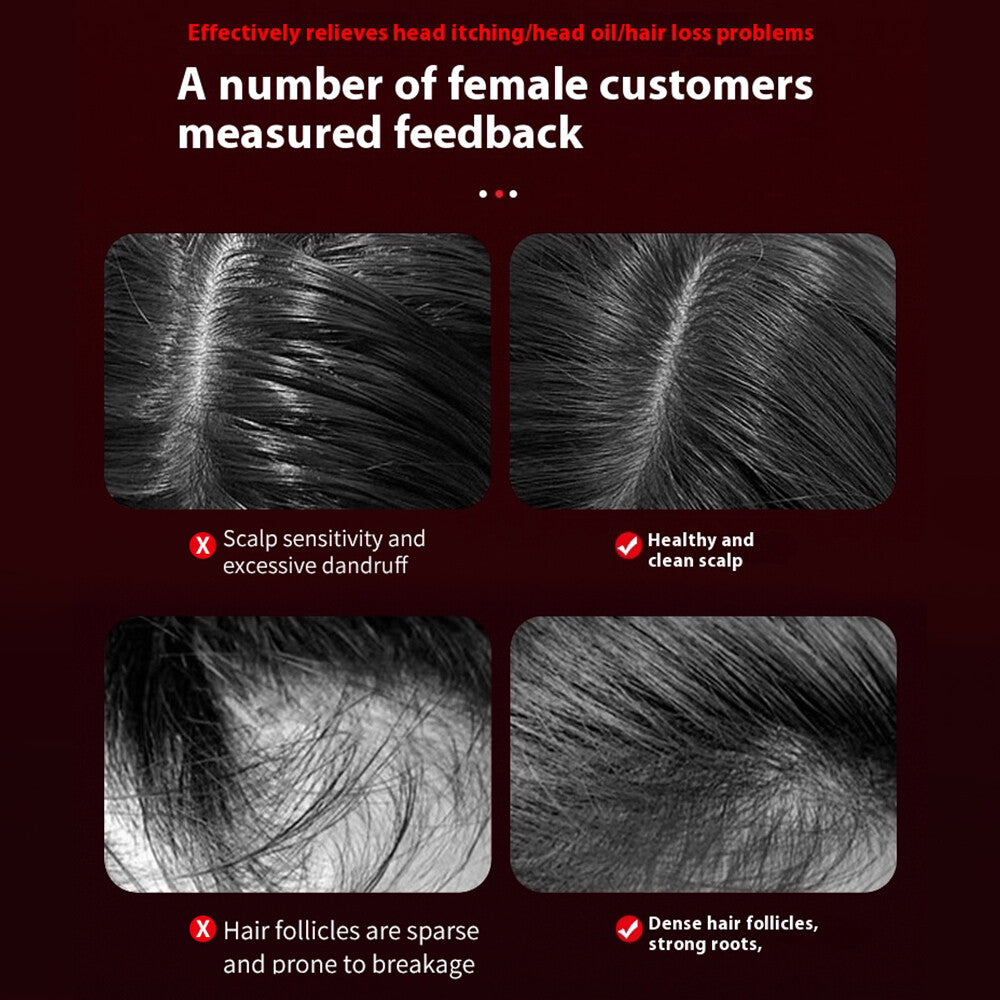 Red Light Therapy Hair Oil Applicator Electric Scalp Massager Brush Massage Comb