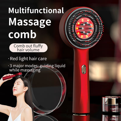 Red Light Therapy Hair Oil Applicator Electric Scalp Massager Brush Massage Comb