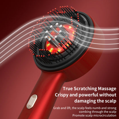 Red Light Therapy Hair Oil Applicator Electric Scalp Massager Brush Massage Comb